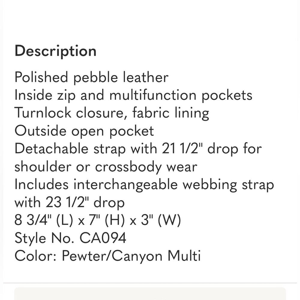 Coach Willow Saddle Bag With Leather And Web Straps - Picture 17 of 17